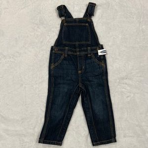 NWT Old Navy Kids Dark wash Overalls 18-24 months